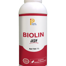 BIOLIN USA (Sản phẩm 2in1 về gan+ruột, ngăn ngừa hiệu quả bệnh đỏ thân, đốm trắng, hoại tử gan tụy cấp ở tôm)